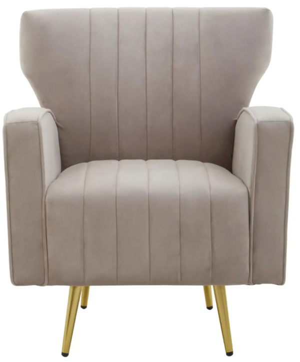 Leyla velvet armchair - Image 6