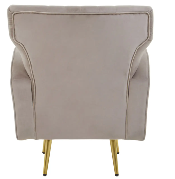 Leyla velvet armchair - Image 8