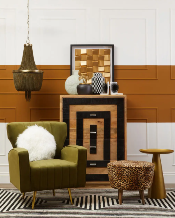Leyla velvet armchair - Image 9