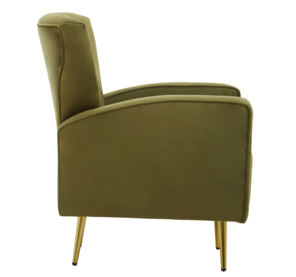 Leyla velvet armchair - Image 2