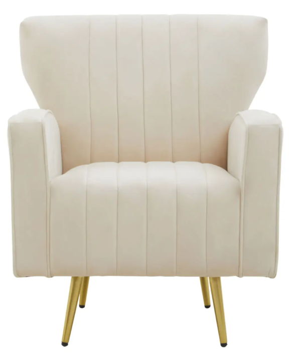 Leyla velvet armchair - Image 3