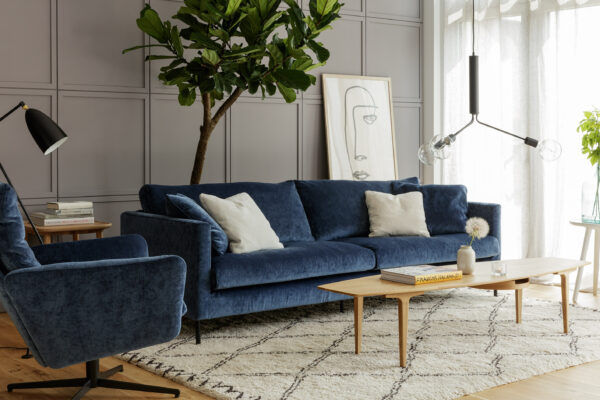 Muse Sofa in Grade 4 Fabric