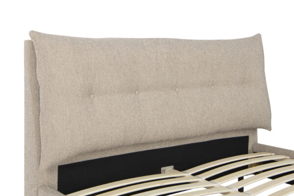 Jerry Latte Boucle Bed - Image 3