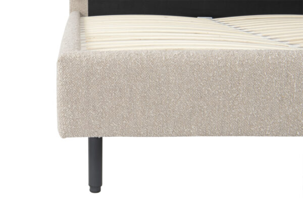 Jerry Latte Boucle Bed - Image 4