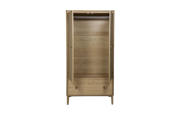 Leyla Two Door Wardrobe - Image 2