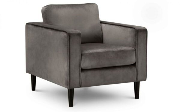 Gallery Armchair in Velvet Fabric
