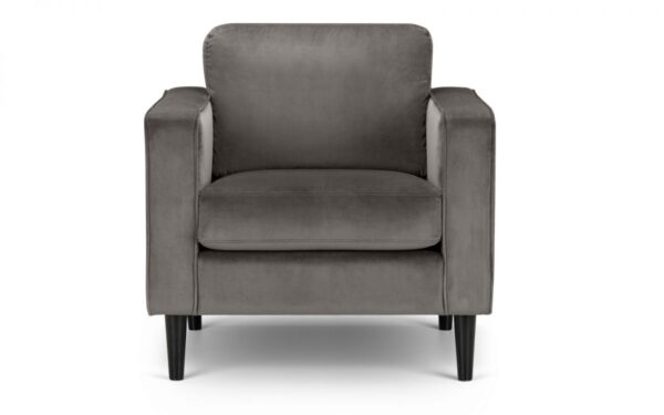 Gallery Armchair in Velvet Fabric - Image 2